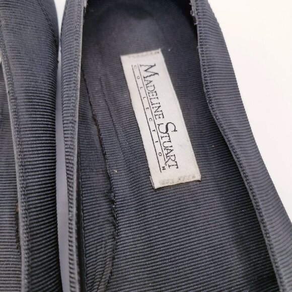 80s/90s Vintage Madeline Stuart Ribbon Bow Flats - Size 8 - Picture 6 of 8